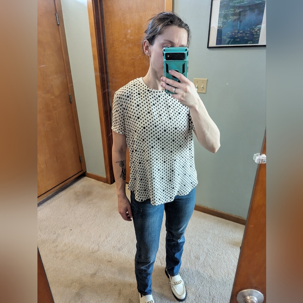 Loft Chiffon Tee - Picture 2 of 4